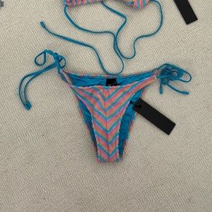 TRIANGL vinca-sherbet stripe bottoms